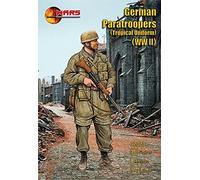 MSF Mars Figures 32029-1/32 German Paratroopers (Tropical Uniform) WWII Model kit