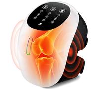 MSFOOT World's First 360° Airbag Knee Massager with 1-Second Heat - Cordless Red Light Therapy for Joint Comfort, 3 Intensity Levels, Perfect for Athletes, Seniors & Active Adults