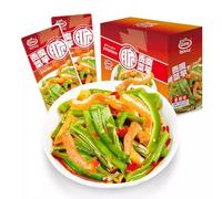 MSFUSE Konjac Spicy Strips, Crispy Vegetable & Konjac Snack, Asian Ready-to-Eat Vegan Treat, Office Pack 25 (250g)
