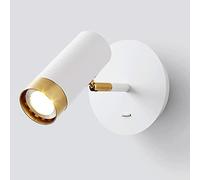 MSGIRVLZL Applique De Lecture De Chevet, Applique Murale Réglable 360 ° + 90 °, Luminaire E27, Mini Applique Murale En Métal, Appliques Murales Simples Et Modernes Pour Chambre À Coucher, Couloir, S