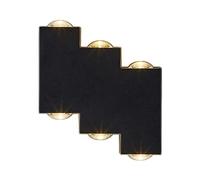MSGIRVLZL Applique Géométrique, Appliques Murales En Alumimoulé Sous Pression, Appliques Décoratives De Couloir De Salon Créatif, Luminaires Muraux Minimalistes Modernes Pour Le Salon/White Light