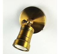 MSGIRVLZL Applique Murale - 1 Paquet ， Applique Murale Réglable De Style Industriel - Applique Murale Design Rétro Edison E27 Base Bronze Luminaire Pour Chambre Garage Porche Miroir