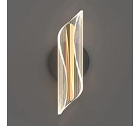 MSGIRVLZL Applique Murale De Chevet Personnalité Acrylique Design Applique Murale Décorative Contemporain Led Dimmable Luminaire Pour Chambres, Salons, Couloirs [Classe Énergétique Neutral Light