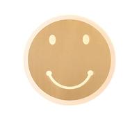 MSGIRVLZL Applique Murale Design Postmoderne Creative Round Smileyden Art Applique Murale H65 Cuivre 6W Led Patch Appliques Murales Pour Chevet Chambre Salon Restaurant Café