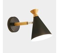 MSGIRVLZL Applique Murale En Bois, Applique Murale De Couloir Réglable, Applique Muralearon En Métal, Luminaire E27, Appliques Murales Simples Et Modernes Pour Chevet, Salon, Salle À Manger/K