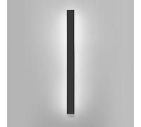 MSGIRVLZL Applique Murale Extérieure Finition Noire,Lampe Murale Longue Créative Avec Abat-Jour Acrylique Lumière D'Ambiance,Lampes Murales Linéaires Imperméables Simples Pour Porche,Mur Extérieur (60