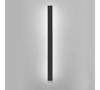 MSGIRVLZL Applique Murale Extérieure Finition Noire,Lampe Murale Longue Créative Avec Abat-Jour Acrylique Lumière D'Ambiance,Lampes Murales Linéaires Imperméables Simples Pour Porche,Mur Extérieur (60