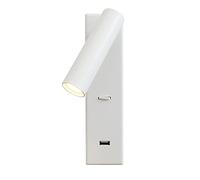 MSGIRVLZL Applique Murale Led 3W Avec Usb Et Interrupteur, Créativité Applique Murale De Chevet Rotative À 350 ° Lampe De Lecture Moderne or Intérieur Décorer Veilleuses [Classe Énergétique White