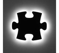 MSGIRVLZL Applique Murale Led Créative, 18W Lumière Blanche Éclairage Auxiliaire Intérieur Splicing Applique Murale - Applique Murale Acrylique Moderne Pour Salon Chambre Couloir Éclairage Mural/Noir