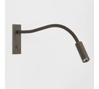 MSGIRVLZL Applique Murale Linéaire À Long Tube, Lampe De Lecture De Chevet Réglable Avec Interrupteur, Appliques Murales Led Modernes 3W, Appliques Murales En Métal Bronze Antique Pour Chambre À Couch