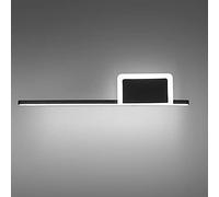 MSGIRVLZL Applique Murale Linéaire En Métal Avec Acrylique, Appliques Murales À Lumière Blanche Led 6000K Modernes, Longue Applique Murale De Chevet Pour Chambre À Coucher, Luminaires Décoratifs De Co