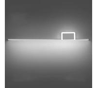 MSGIRVLZL Applique Murale Linéaire En Métal Avec Acrylique, Appliques Murales À Lumière Blanche Led 6000K Modernes, Longue Applique Murale De Chevet Pour Chambre À Coucher, Luminaires Décoratifs De Co