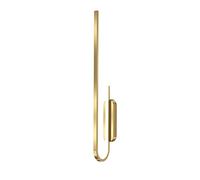 MSGIRVLZL Applique Murale Longue Barre De Chevet Créative, Applique Murale Linéaire Créative En Laiton Avec Finition En Cuivre, Applique Murale Moderne À Led 3 Couleurs Pour Chambre À Coucher, Luminai