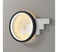 MSGIRVLZL Applique Murale Moderne En Métal Avec Abat-Jour En Silicone, Applique Murale De Chevet De Chambre À Coucher Led 10W, Applique Murale D'Éclairage Décoratif De Couloir En Aluminoir, Lèche-M/Wa
