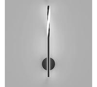 MSGIRVLZL Applique Murale Spirale En Métal, Longues Appliques Murales Linéaires Pour Chambre À Coucher, Applique Murale À Led Moderne Dimmable, Éclairage Décoratif De Chevet De Chambre À Coucher Minim