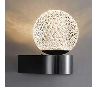 MSGIRVLZL Appliques Murales Simples Modernes, Applique Murale En Laiton Avec Abat-Jour Décoratif En Boule De Verre En Nid D'Abeille, Luminaires Décoratifs À Douille G9 Pour Chambre À Coucher, Couloir,