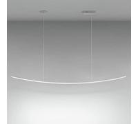 MSGIRVLZL Creative Strip Light, Plafonniers Linéaires En Alumisuspendus, Lampe À Suspension Moderne Pour Îlot De Cuisine À Led, Lampes À Atmosphère Longue Pour Salle À Manger Simple White Light-600/Bl