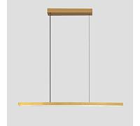 MSGIRVLZL Éclairage Suspendu Linéaire En Laiton Avec Lampe À Suspension Longue En Acrylique, Lumièree Moderne De Bande De Restaurant De Led, Lumières Desse Minimalistes Modernes Pour L'Île De Cuisin/8
