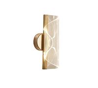 MSGIRVLZL Japanese Style Acrylic Led Wall Sconces, High-End Atmosphere Rectangular Wall Spotlights, Suitable for Bedroom, Loft, Study, Wall Light or Wall Lighting