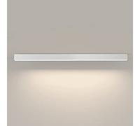 MSGIRVLZL Lampe De Chevet Créative Pour Chambre À Coucher, Appliques Murales Simples En Métal En Aluminium, Appliques Murales D'Intérieur À Longue Bande, Plafonnier Led Moderne 6000K, Rondelles Murale