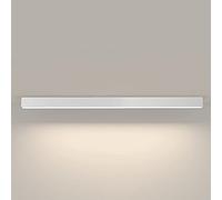 MSGIRVLZL Lampe De Chevet Créative Pour Chambre À Coucher, Appliques Murales Simples En Métal En Aluminium, Appliques Murales D'Intérieur À Longue Bande, Plafonnier Led Moderne 6000K, Rondelles Murale
