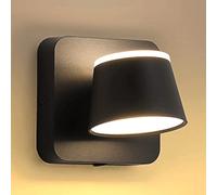 MSGIRVLZL Lampe De Lecture De Chevet Applique Murale Créative En Alumien Métal 360 ° Rotation Réglable Applique Murale D'Éclairage Vers Le Haut Et Vers Le Bas, Appliques Murales Led Modernes 6W Livrée
