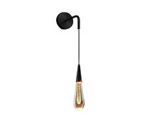 MSGIRVLZL Lampe Murale Créative En Forme De Larme, Applique Murale En Cristal Goutte D'Eau, Applique Murale Led Moderne 5W, Lampes Murales D'Éclairage De Chevet, Appliques Murales En Aluminoir Pour/Wa