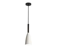 MSGIRVLZL Lampe Suspendue En Forme De Trompette, Lampe Suspendue En Métal, Luminaire E27, Comptoir De Bar, Lustre Décoratif, Lampes À Suspension Modernes De Stylearon, Lampes De Chevet/Blanc
