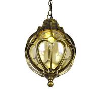 MSGIRVLZL Lampes Suspendues Extérieures Étanches - Plafonniers Vintage De Cour De Jardin - Lampes Suspendues Extérieures Industrielles En Verre En Alumi- Éclairage Lustre Pour Porche, Villa, Vignoble,