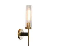 MSGIRVLZL Lightweight Bathroom Vanity Wall Light Antique Brass Wall Lamp with Mini 2.8 inch Glass Ac110-240 E26 Lighting for Vintage Farmhouse Barn Wall Application