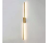 MSGIRVLZL Longue Applique Murale En Métal De Salon, Applique Murale Linéaire Pour Tête De Lit, Rondelle Murale À Bande De Couloir À Led Moderne, Lampe D'Ambiance D'Éclairage Décoratif De Chambre À Cou