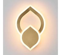 MSGIRVLZL Lumière De Luxe Led Applique Tricolore Lumière Créative Cuivre + Acrylique Design Applique Personnalité Décoration D'Intérieur Éclairage Mural Pour Fond Mur Chevet Salon