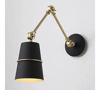 MSGIRVLZL Luminaires Muraux Rétro Industriels, Applique Murale En Métal Avec Applique Murale À Long Bras Oscillant À Réglage Rétractable, Douille E14, Lampes De Lecture De Chevet De Chambre À Coucher