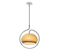 MSGIRVLZL Lustre De Salle À Manger Gris, Suspension En Métal Chromé Avec Abat-Jour En Verre, Lampe Suspendue Industrielle Postmoderne, Luminaire E27, Lampes À Suspension Créatives En Gelée Pour Îlot D
