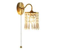 MSGIRVLZL Minimalist Styled Glass Wall Sconces, Copper Wall Light, Plug-in Spotlights, High-End, Suitable for Hallways, Lofts, Passages, Clighting Fixtures