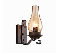 MSGIRVLZL North American Iron Wall Sconces E27 Retro Farmhouse Metal Plug-in Spot Light Suitable for Hallway, Loft, Passage, Cdecorative Lamps Bronze Wall Light
