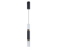 MSGIRVLZL Projecteur De Flûte À Led Moderne, Lumières De Suspension À Hauteur Réglable, Plafonnier Suspendu À Long Tube, Lampe Suspendue Minimaliste Noire, Luminaires De Restaurant D'Île De Cuisine/Wh