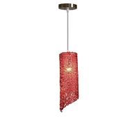 MSGIRVLZL Suspension Cylindrique Découpée, Lustres En Cage Métallique, Suspensionsaron Post-Modernes, Luminaires E27, Suspensions De Plafond À Montage En Surface Pour Salle À Manger, Îlot De Cuisi/R