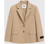 MSGM Kids Boy's Single-Breasted Viscose Blazer with Peak Lapels - Size: 14 - female