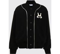 MSGM Kids Boy's Varsity Nylon Bomber Jacket with Monogram - Size: 12 - male