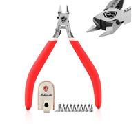 mshandto Model Nippers, 4.8" Ultra Thin Single Blade Gundam Nippers, Sprue Cutter Hobby Nippers, Professional Model Kit Nippers for Plastic Gunpla Model Building with Protective Cover and Spring