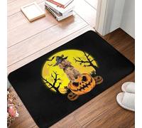 MSHEEFG Halloween Cocker Spaniel Doormat Anti-skid Super Absorbent Bathroom Floor Mats Home Entrance Rugs Kitchen Bedroom Carpet Footpad 40 * 60 CM