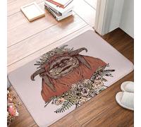 MSHEEFG Labyrinth Jareth Film Bedroom Mat Flower Crown Ludo Doormat Kitchen Carpet Rug Washable 40×60 CM