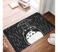 MSHEEFG My Neighbor Totoro Anime Bedroom Mat Rainning Doormat Kitchen Carpet Door Mat Stain Removal and Washable 40 * 60 CM