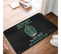 MSHEEFG The First Rule Of Egg Club Anti-slip Doormat Floor Mat Washable Carpet Rug for Kitchen Entrance Home Balcony Footpad Mats 40 * 60 CM