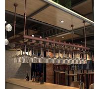 MSHGSKU Ceiling Wine Glass Rack Ceiling Wine Racks,Adjustable Height,Metal Wine Holder Stemware Goblets,Wine Bottle Holder,Hanging Wine Glass Shelf,Bars Kitchens Restaurant Storage Shelves