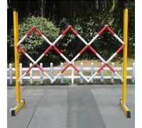 MSHGSKU Expandable Metal Traffic Barrier Portable Folding Gate for Entry Control Retractable Design for Traffic Management Durable and Easy to Use