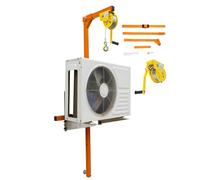 MSHGSKU Heavy Duty Air Conditioner Lifting Crane with Detachable Design and Self-locking Winch for Outdoor AC Installation