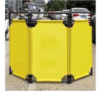 MSHGSKU Portable Retractable Safety Barrier 39" Height Lightweight Foldable Divider for Traffic Control & Event Management Flexible Easy Setup Durable Outdoor Use