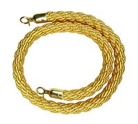 MSHGSKU Queue barrier Twisted Rope Barrier, 1 Pc Queue Rope Blue Red Yellow Black Crowd Control Hanging String/Cords for Stanchions Post Stand, 1 2 3 M Braided Hemp Rope, Indoor Outdoor En